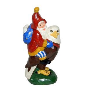 House of Hatten Susan M Smith Santa Riding Eagle Figurine Christmas 1998